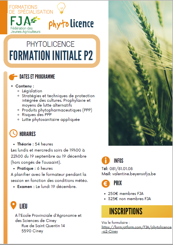 Formation initiale P2 - FJA