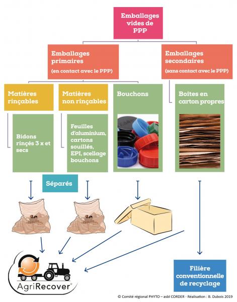 Collecteur de recyclage en carton